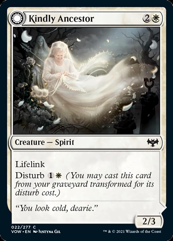 Kindly Ancestor // Ancestor's Embrace (VOW-022) - Innistrad: Crimson Vow: (Double Faced Transform)
