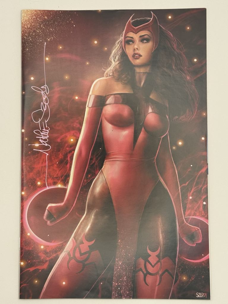 [Signed by Nathan Szerdy] AVENGERS #1 UNKNOWN COMICS NATHAN SZERDY EXCLUSIVE VIRGIN VAR [IN STOCK] - Collectors World Toys Main image