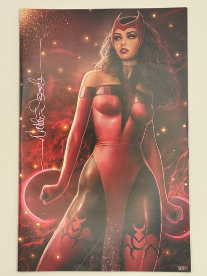 [Signed by Nathan Szerdy] AVENGERS #1 UNKNOWN COMICS NATHAN SZERDY EXCLUSIVE VIRGIN VAR [IN STOCK] - Collectors World Toys