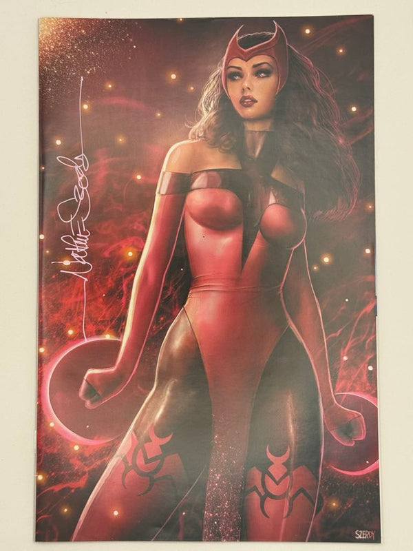 [Signed by Nathan Szerdy] AVENGERS #1 UNKNOWN COMICS NATHAN SZERDY EXCLUSIVE VIRGIN VAR [IN STOCK] - Collectors World Toys
