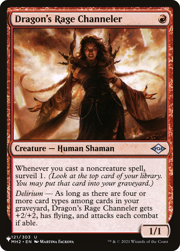 Dragon's Rage Channeler (LIST-MH2-121) - The List