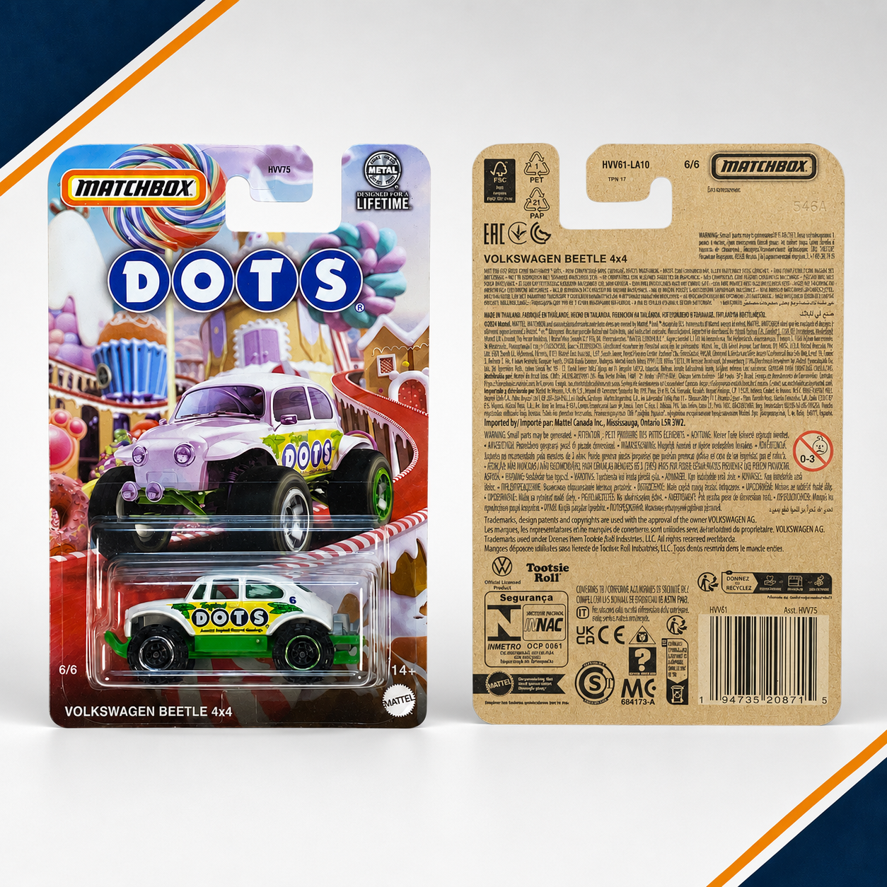 Matchbox Volkswagen Beetle 4x4 | Candy Series 6/6
