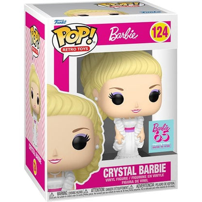 Funko Pop! Retro Toys Vinyl Figures - Select Figure(s) 124 Barbie 65th Anniversary Crystal Barbie