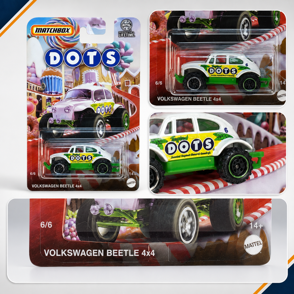 Matchbox Volkswagen Beetle 4x4 | Candy Series 6/6