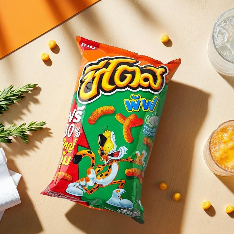 Cheetos Sour Cream Onion Corn Puffs 2.32 oz Main image