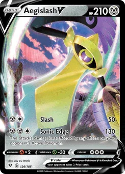 Aegislash V (126/185) [Sword & Shield: Vivid Voltage] Main image