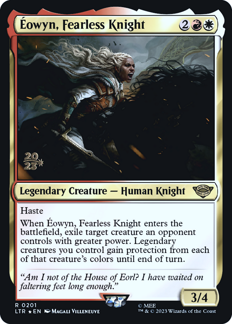 Éowyn, Fearless Knight (PRE-201S) - Tales of Middle-earth Promos Foil