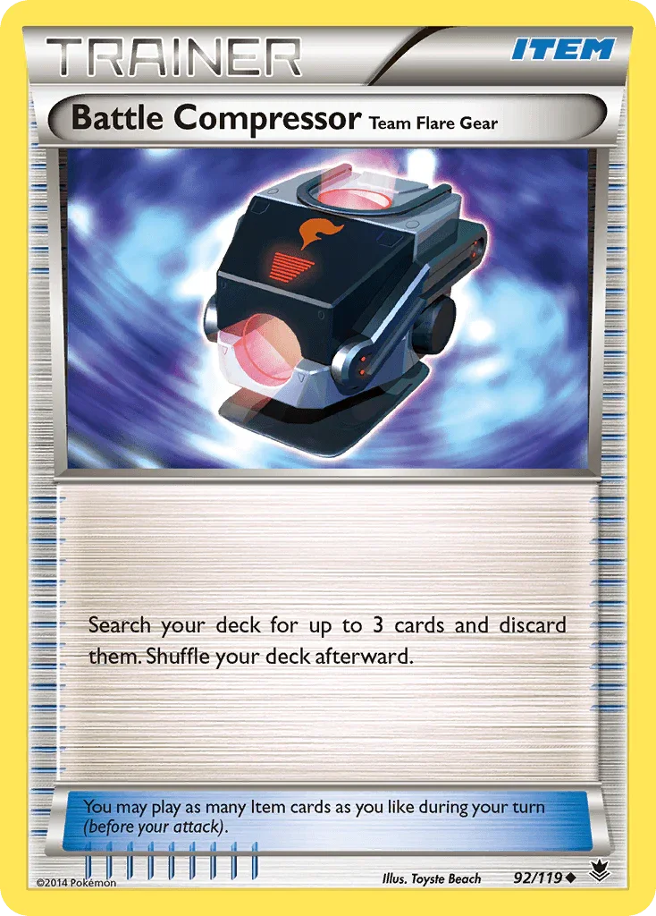 Battle Compressor Team Flare Gear (92/119) [XY: Phantom Forces] Main image
