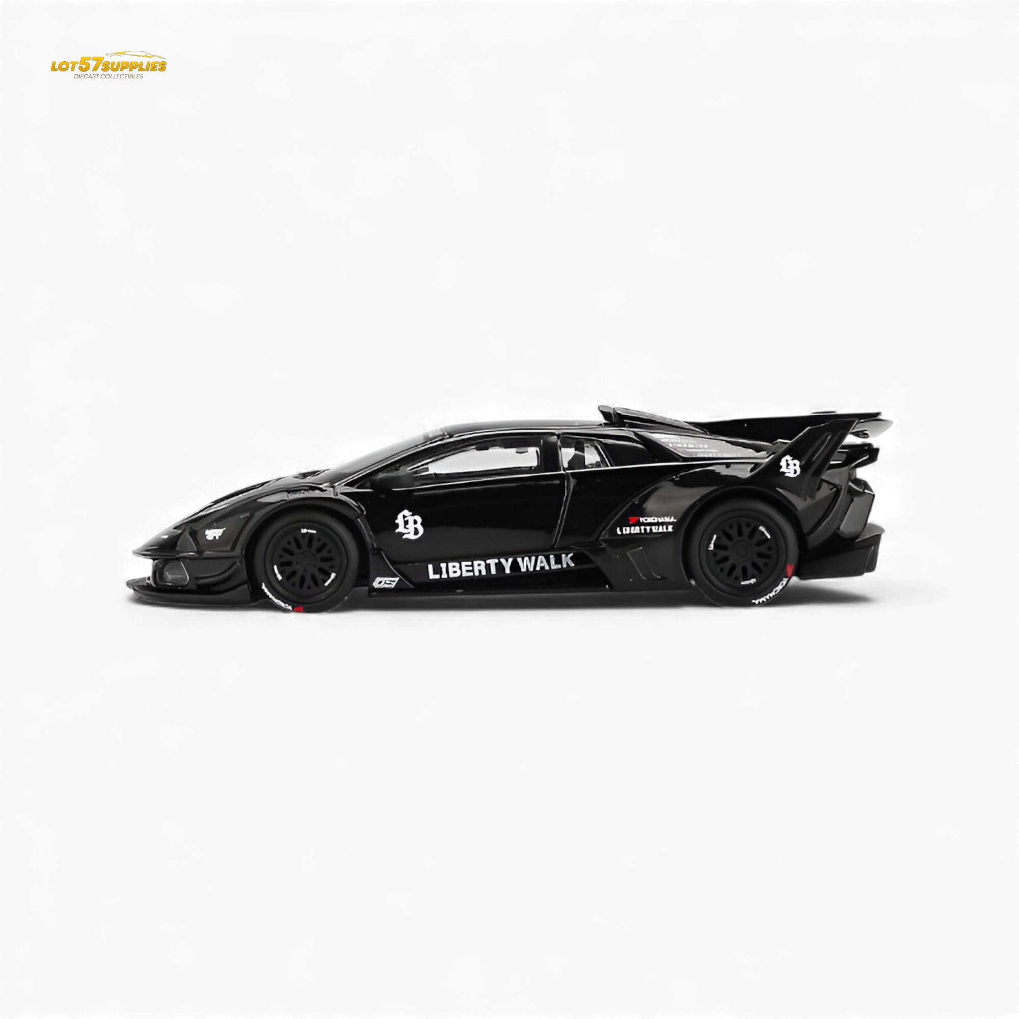 (Pre-Order) Mini GT Lamborghini LB-Silhouette Works Murcielago GT Evo - Black 1:64