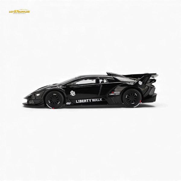 (Pre-Order) Mini GT Lamborghini LB-Silhouette Works Murcielago GT Evo - Black 1:64