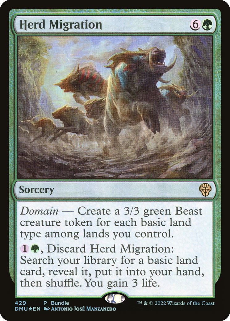 Herd Migration (UMP-429) - Dominaria United Foil
