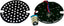 Cyron AC1157PFR - Led Turn Signal Inserts 3" 1157 Red