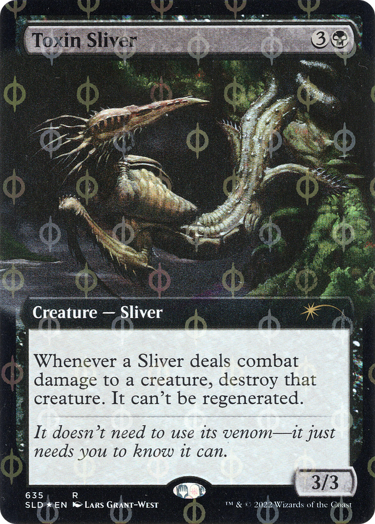 Toxin Sliver (SLD-635Φ) - Secret Lair Drop: (Extended Art) Foil