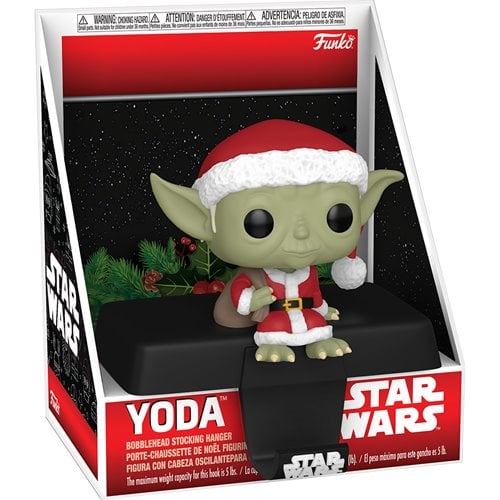 Funko Star Wars Holiday Edge-Sitter Stocking Holder - Select Figure(s) Yoda