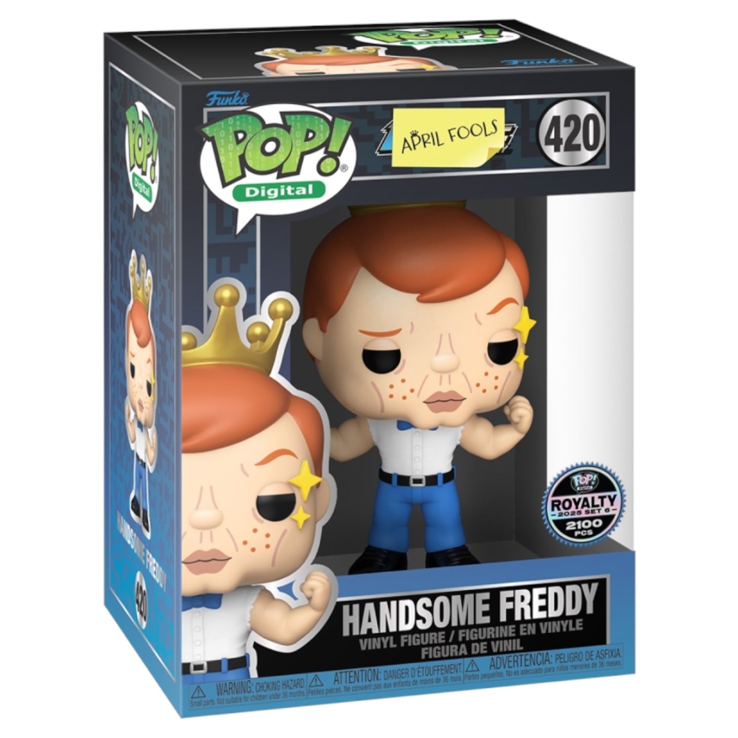 Pop! Digital April Fools Series 3 “Handsome” Freddy NFT Royalty #420 LE2100 Main image