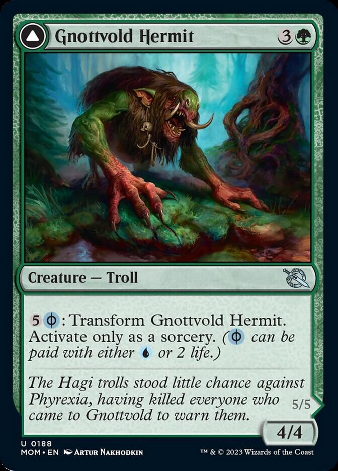 Gnottvold Hermit // Chrome Host Hulk (MOM-188) - March of the Machine