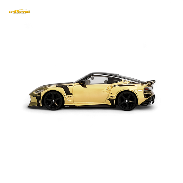 Mini-GT Nissan Z VeilSide FZ400 Gold Chrome LHD - Gold Chrome 1:64