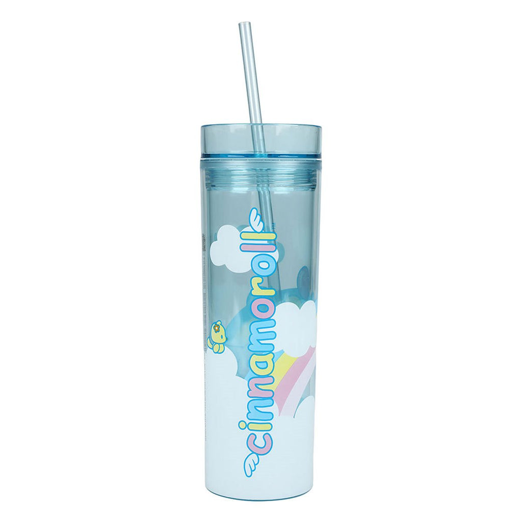 Cinnamoroll 16 oz. Slim Plastic Travel Cup - Collectors World Toys