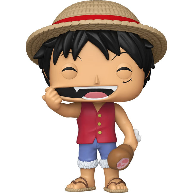 One Piece Monkey D. Luffy with Meat Jumbo 10-Inch Funko Pop! Vinyl Figure #1945 - Collectors World Toys Hover Image