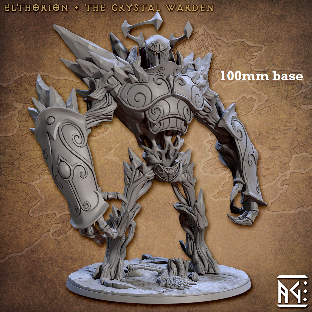 Elthorion, the Crystal Warden (Elemental Construct Epic Boss) Main image