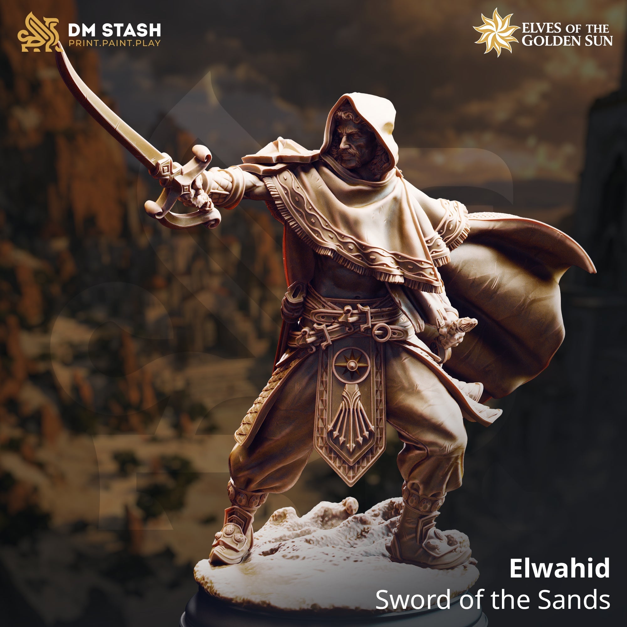 Elwahid, Sword of the Sands (Male Human Rogue) Main image