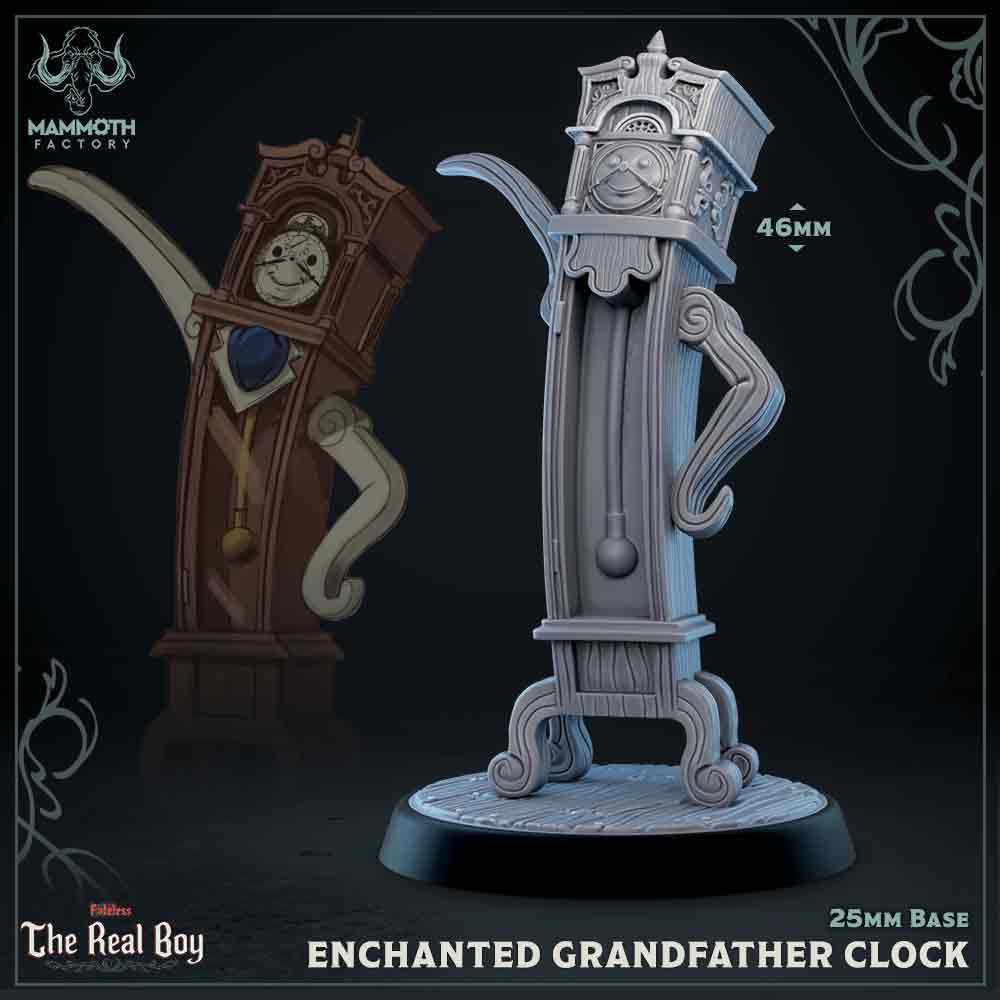 Enchanted Grandfather Clock