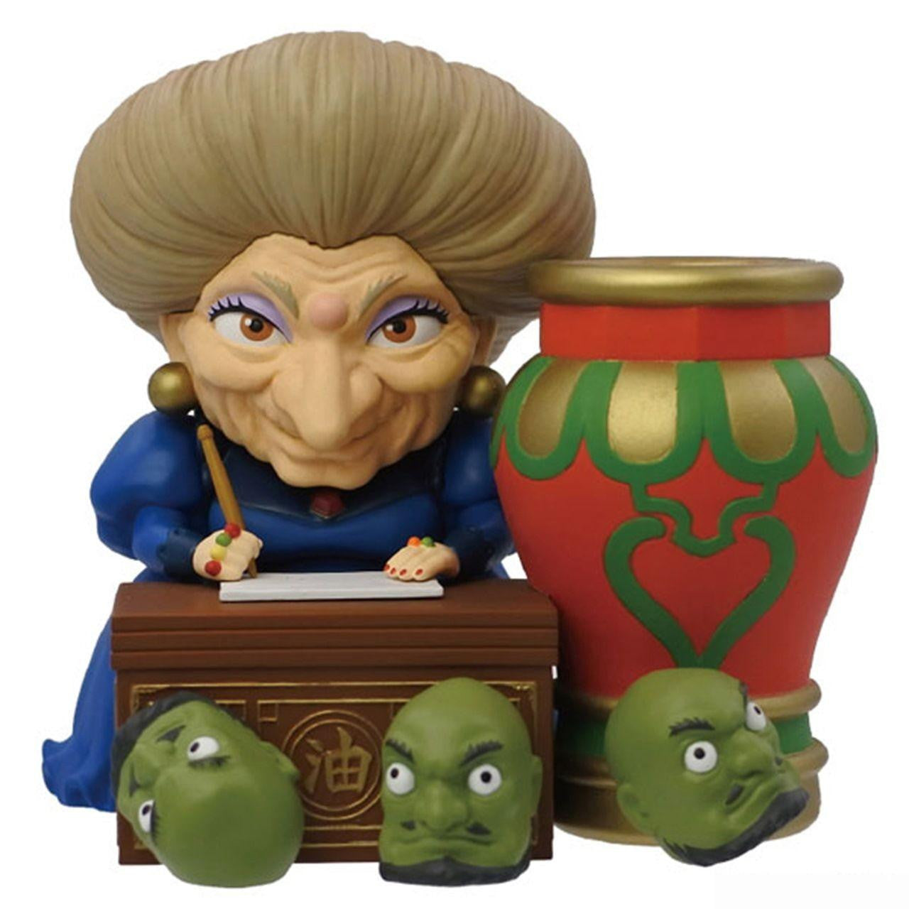 Ensky Studio Ghibli Spirited Away Pen Stand Yubaba and Kashira Main image