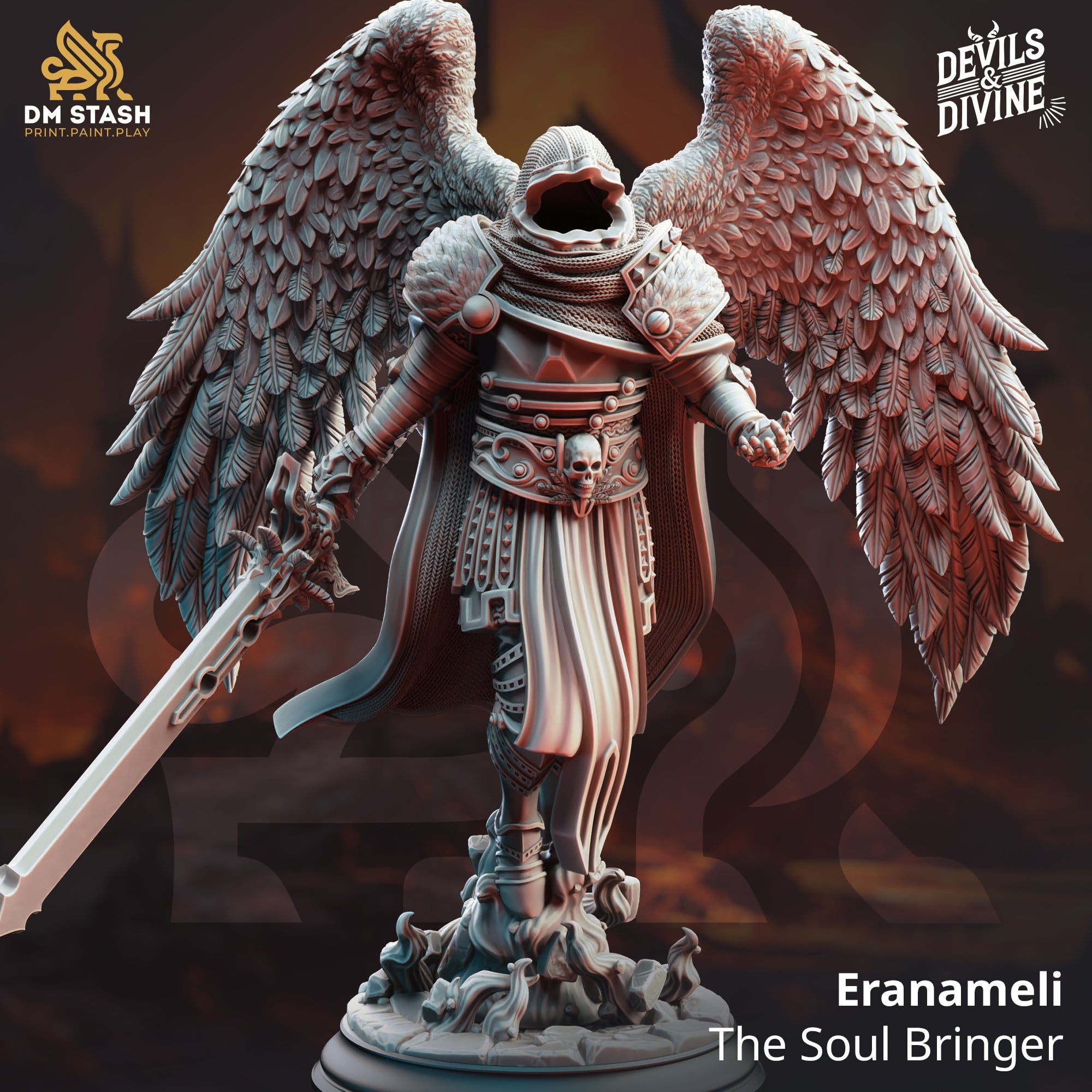 Eranameli, the Soul Bringer (Male Angel Paladin)