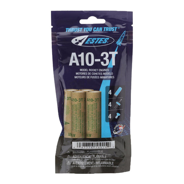 A10-3T Model Rocket Engines (4pk)