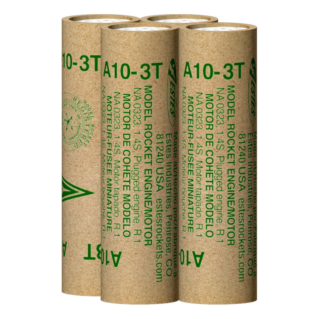 A10-3T Model Rocket Engines (4pk)