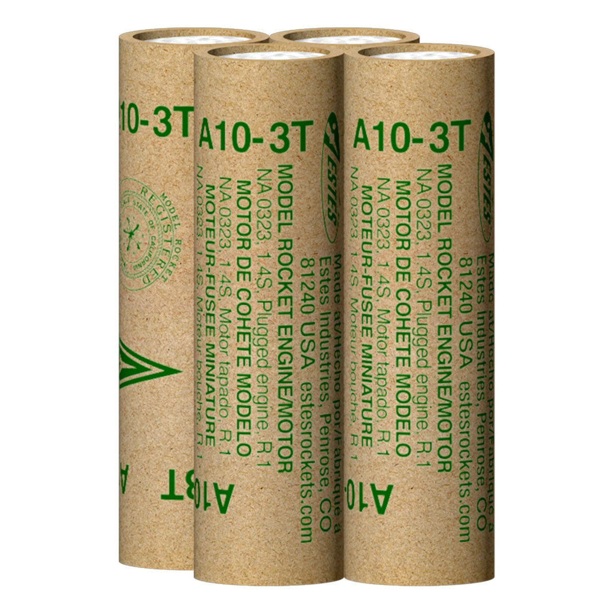 A10-3T Model Rocket Engines (4pk)