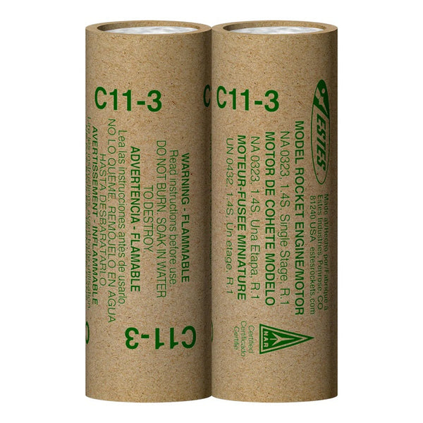C11-3 Model Rocket Engines (2pk)
