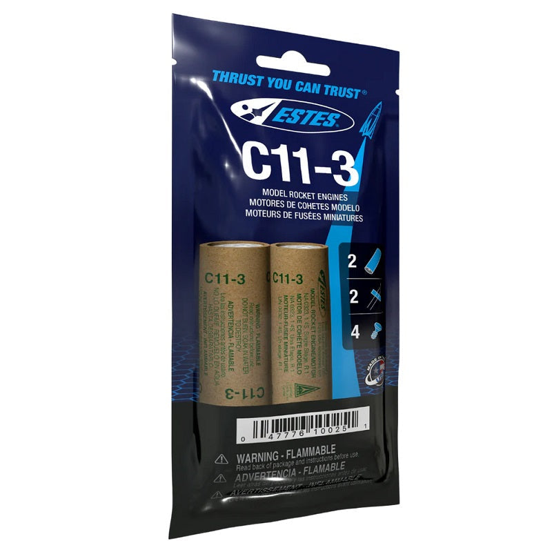 C11-3 Model Rocket Engines (2pk)