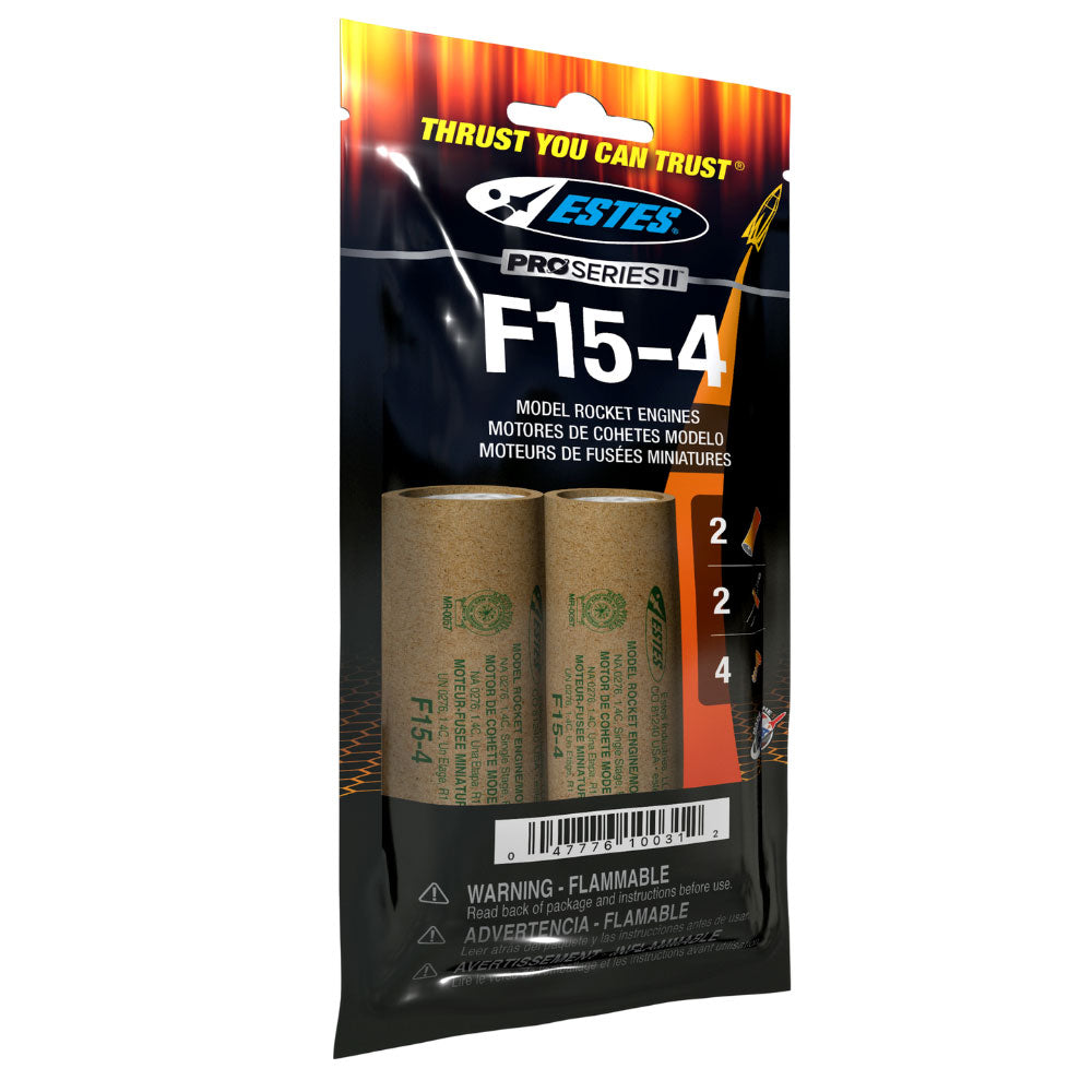 F15-4 29mm Model Rocket Engines (2pk)