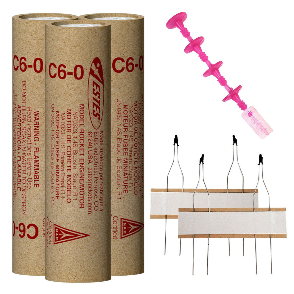 C6-0 Model Rocket Engines (3pk)
