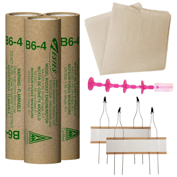 B6-4 Model Rocket Engine Flight Pack