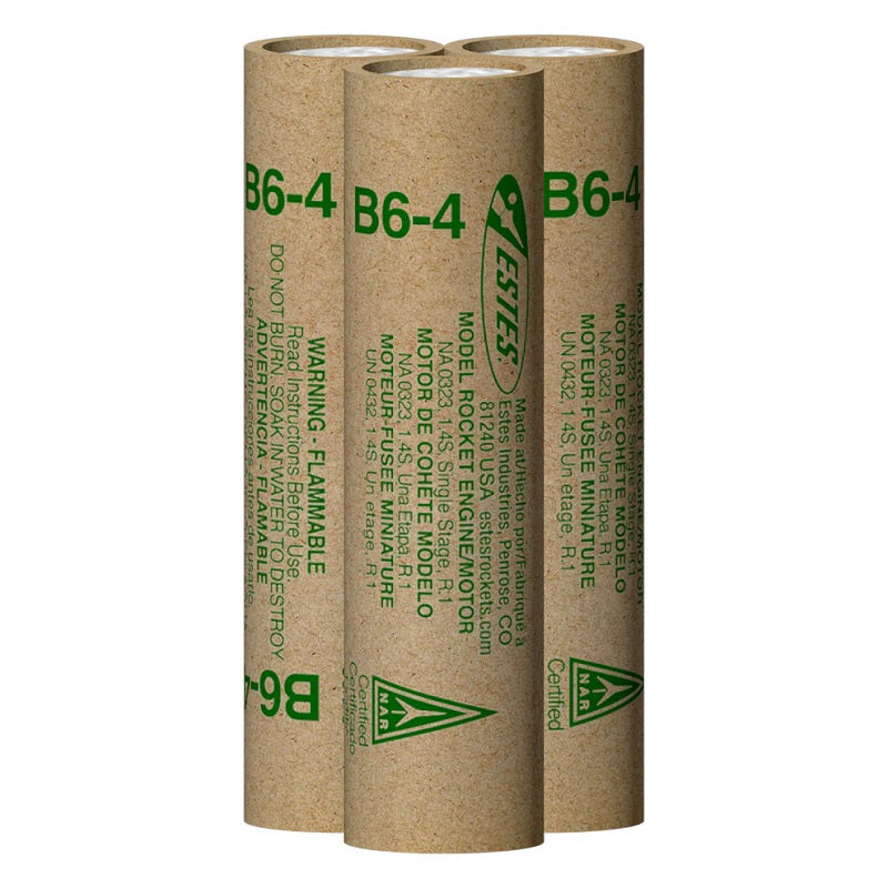 B6-4 Model Rocket Engine Flight Pack