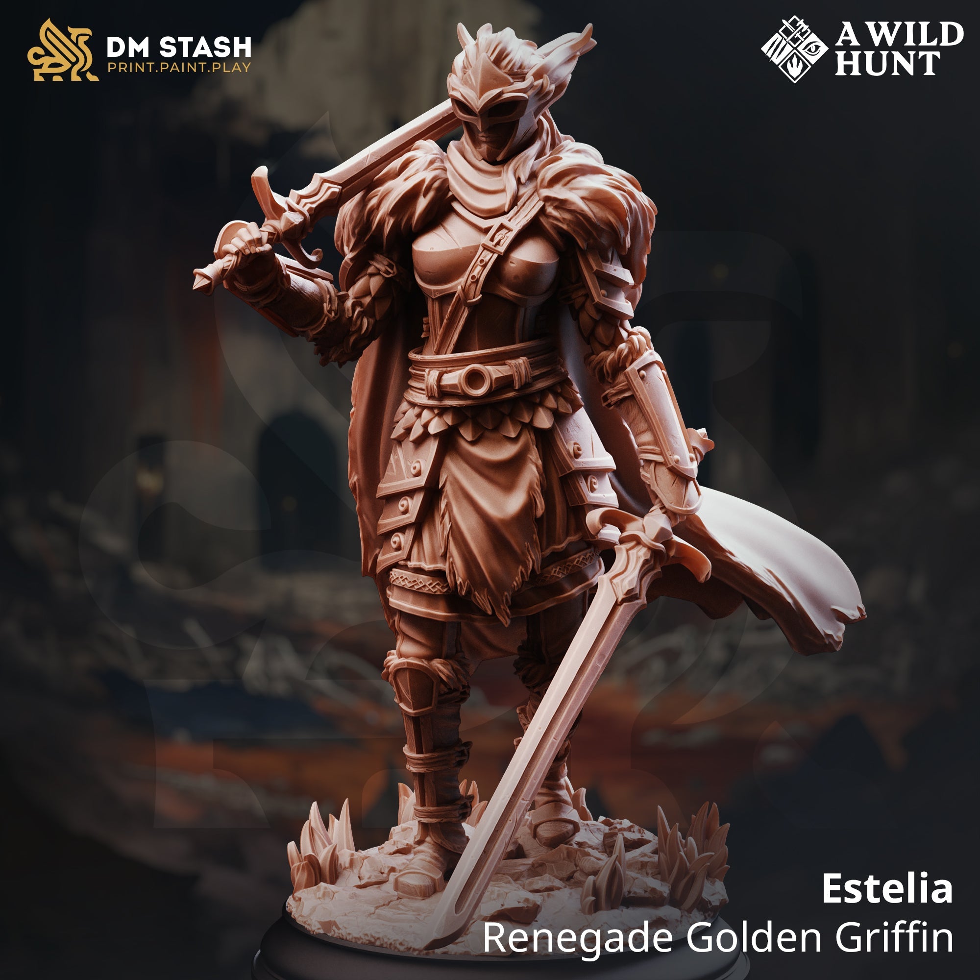 Estelia, Renegade Golden Griffin (Female Human Sellsword) Main image