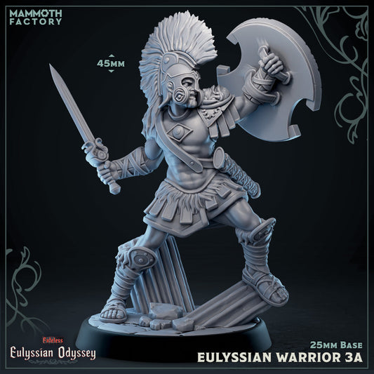 Eulyssian Warrior: Sculpt 3 (Ancient Greek Solder)