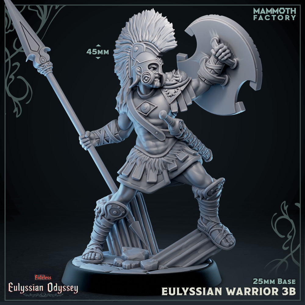 Eulyssian Warrior: Sculpt 3 (Ancient Greek Solder)