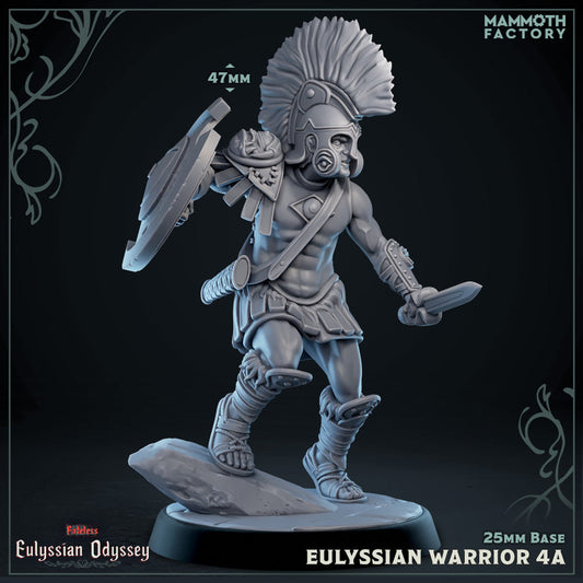 Eulyssian Warrior: Sculpt 4 (Ancient Greek Solder)