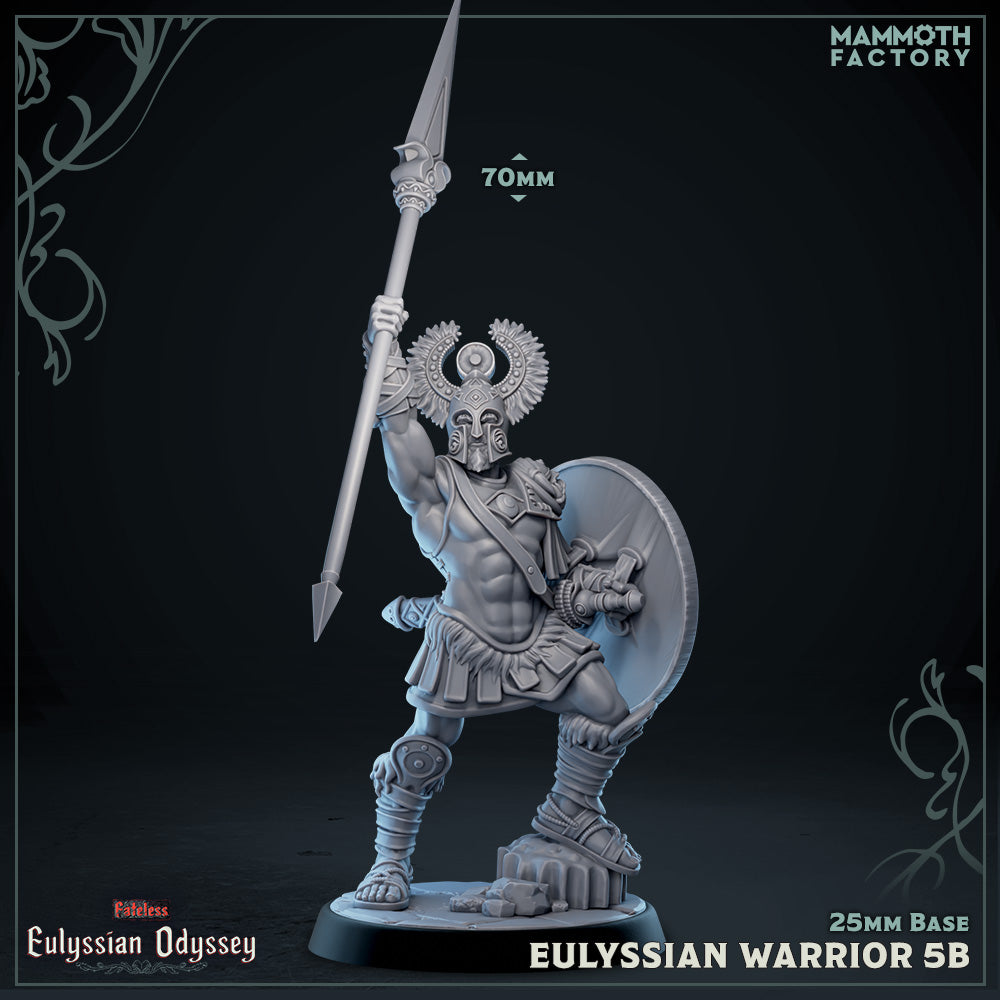 Eulyssian Warrior: Sculpt 5 (Ancient Greek Solder)
