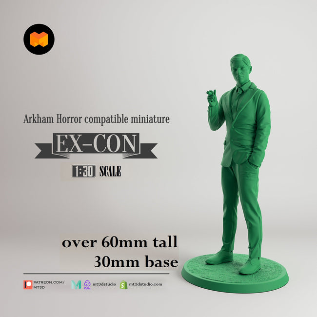 Arkham Compatible Investigator: The Ex-Con (Skids O'Toole) Hover Image