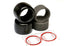 F1 1/10 Rubber Tires - Rear 33X (Red-Soft), 1 Pair Belted