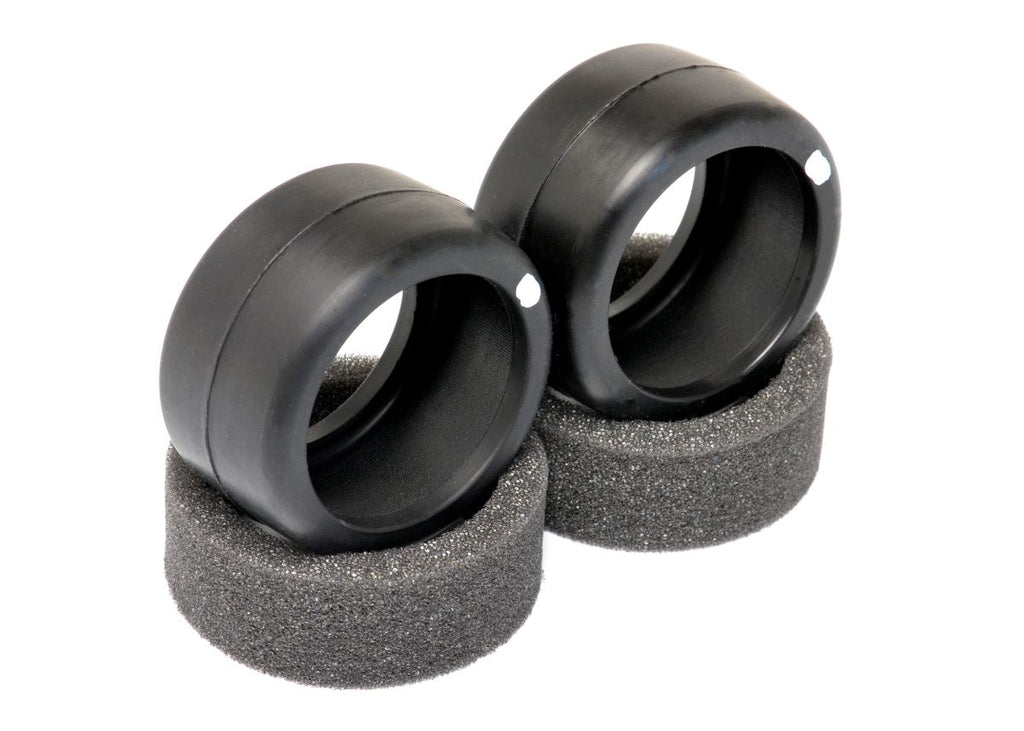 F1 1/10 Rubber Tires - Front Soft 33X (Carpet), 1 Pair