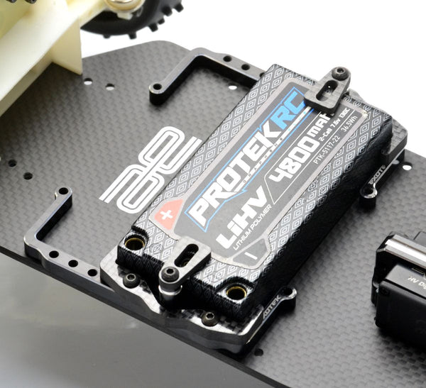 RC10 Shorty Pack Tray and Cups, 7075 and Carbon Fiber