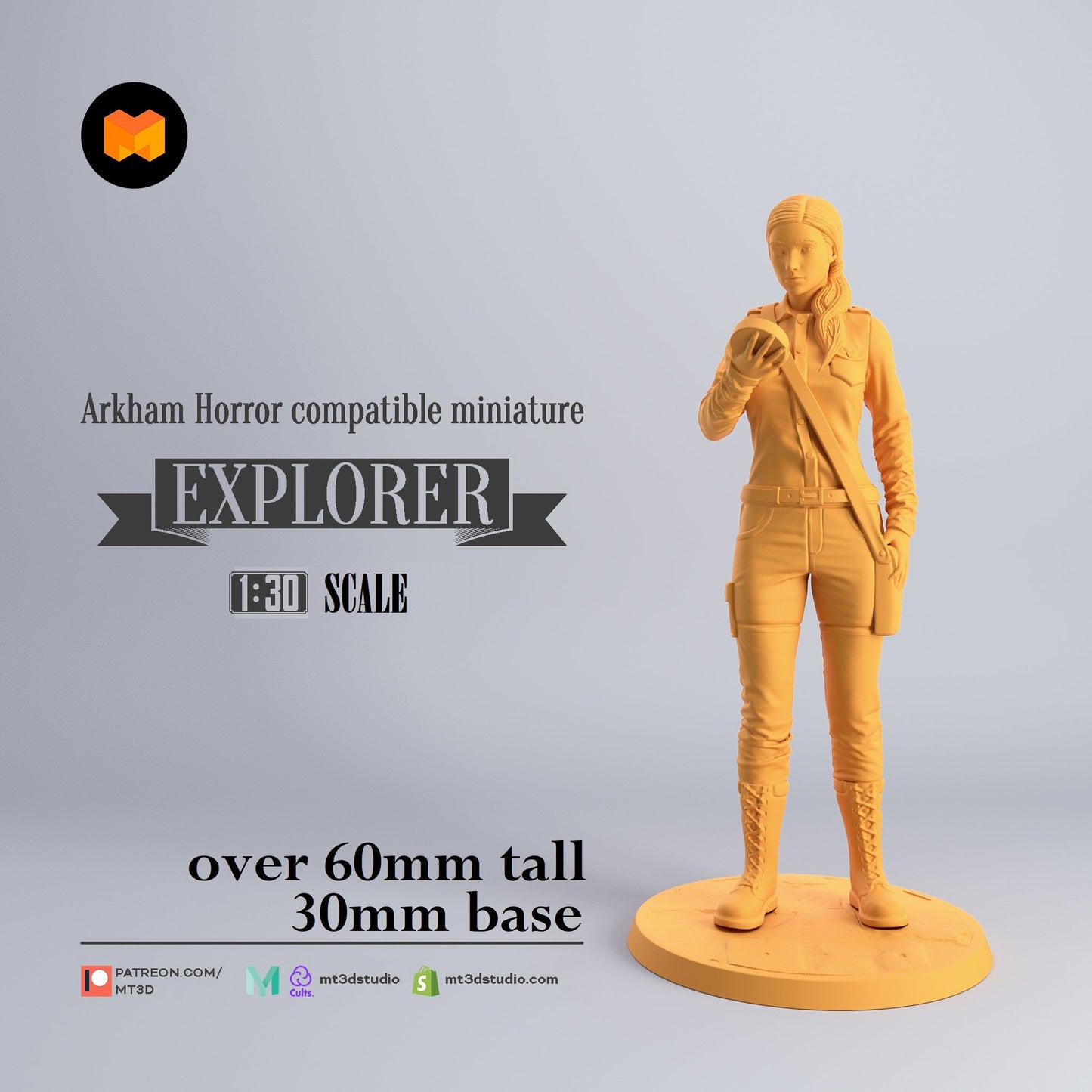 Arkham Compatible Investigator: The Explorer (Ursula Downs)