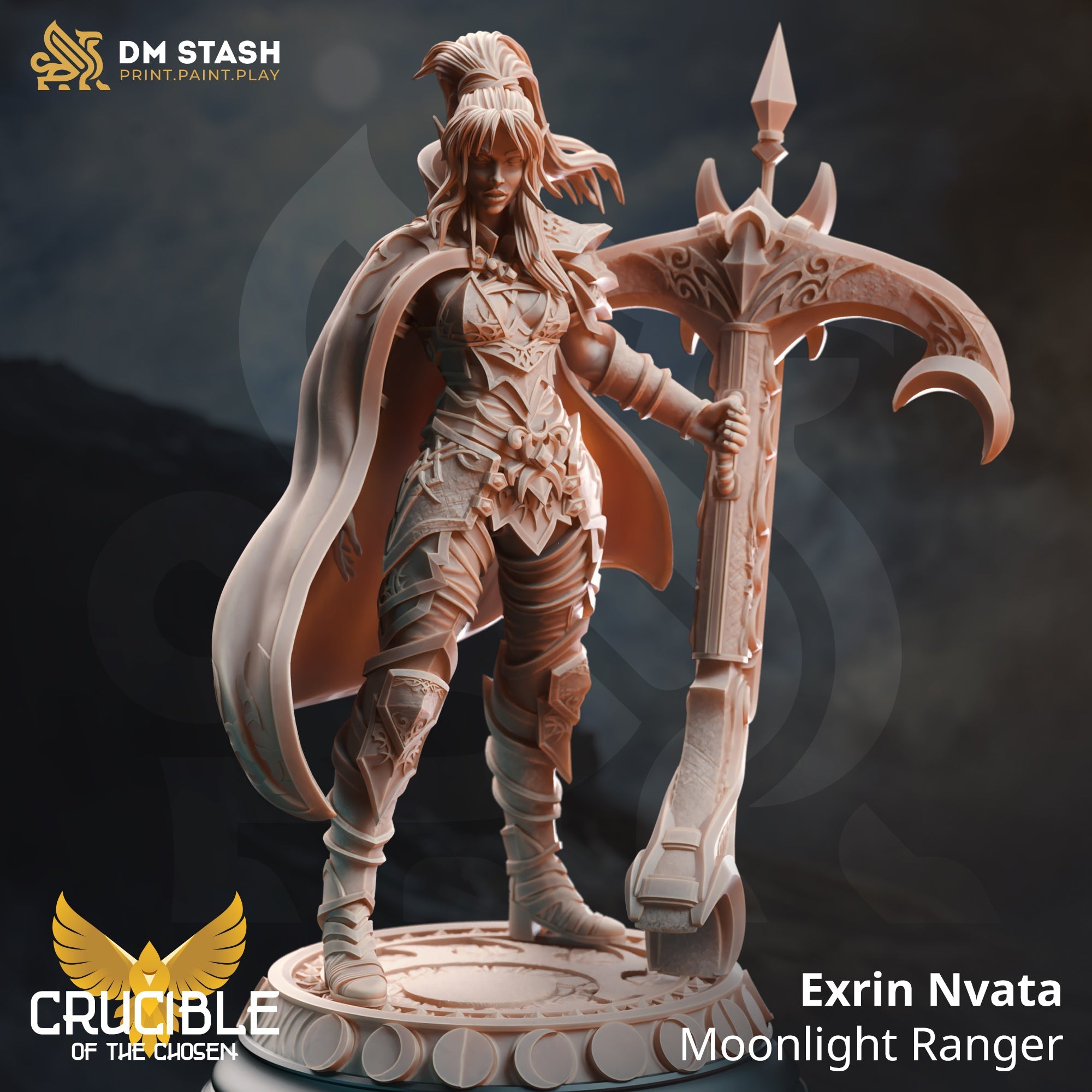 Exrin Nvata, Moonlight Ranger (Female Elf Ranger) Main image