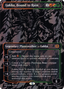 Lukka, Bound to Ruin (ONE-363) - Phyrexia: All Will Be One (Borderless) Foil