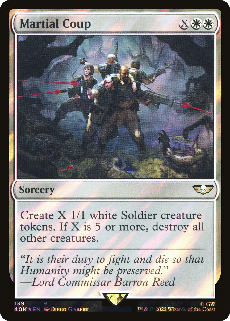 Martial Coup (40K-189★) - Warhammer 40,000 Commander Foil